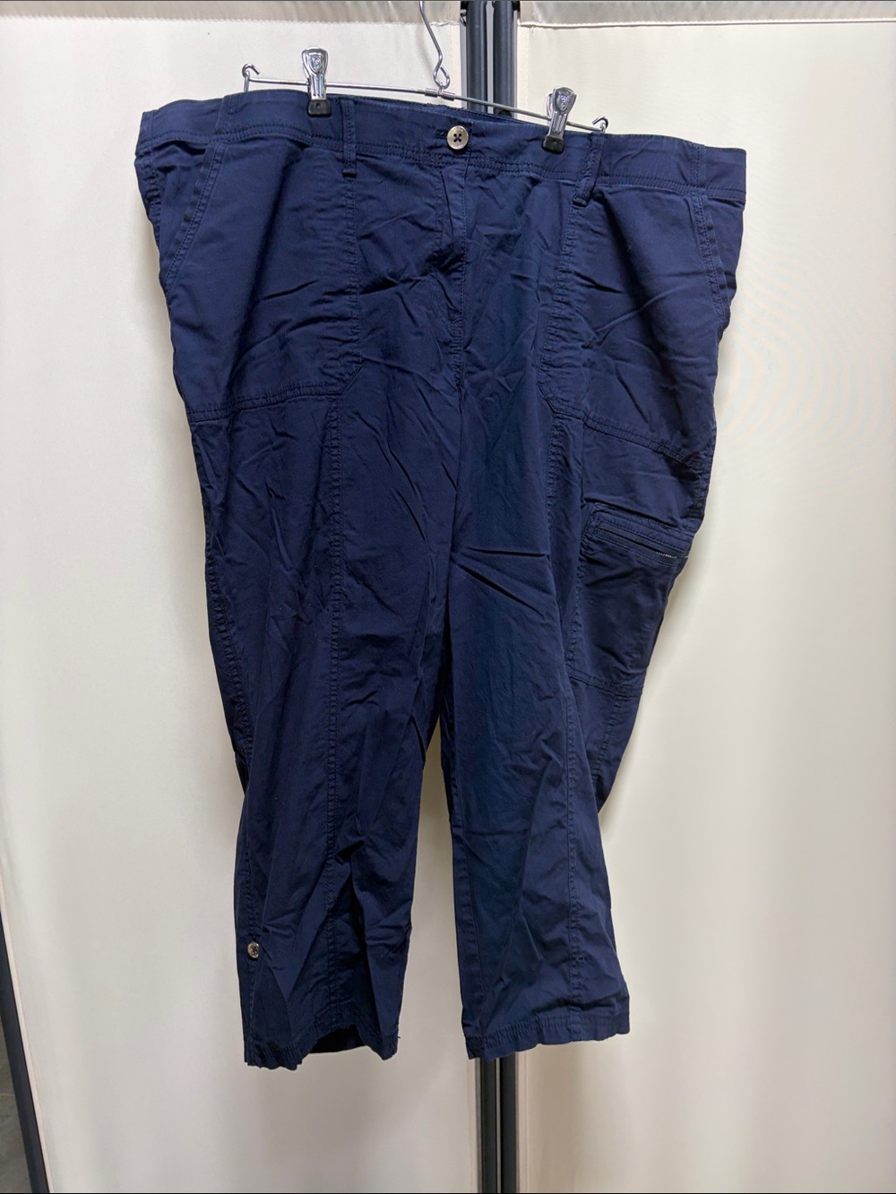 Chico's Navy Utility Cargo Pants